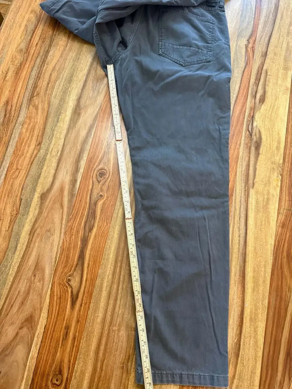 The North Face Men's Gray Corduroy Casual Pants Size 36 Regular